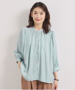 ITS'DEMO / イッツデモ シャツ・ブラウス | 【手洗い可】サテン7分袖ブラウス