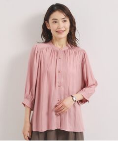 ITS'DEMO / イッツデモ シャツ・ブラウス | 【手洗い可】サテン7分袖ブラウス