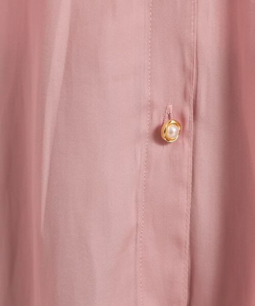 ITS'DEMO / イッツデモ シャツ・ブラウス | 【手洗い可】サテン7分袖ブラウス | 詳細12