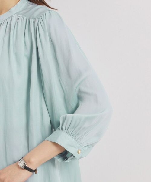 ITS'DEMO / イッツデモ シャツ・ブラウス | 【手洗い可】サテン7分袖ブラウス | 詳細21