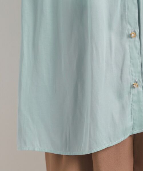 ITS'DEMO / イッツデモ シャツ・ブラウス | 【手洗い可】サテン7分袖ブラウス | 詳細23