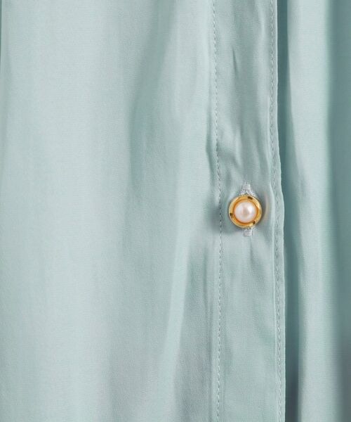 ITS'DEMO / イッツデモ シャツ・ブラウス | 【手洗い可】サテン7分袖ブラウス | 詳細8