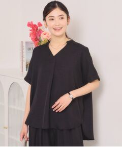 ITS'DEMO / イッツデモ シャツ・ブラウス | 柔らかリネンライクスキッパーブラウス