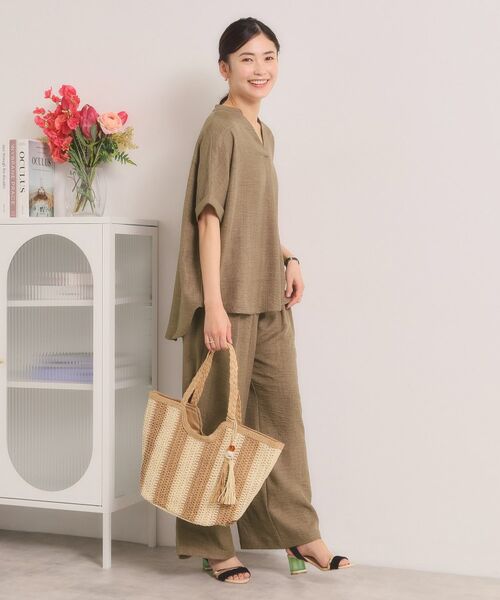 ITS'DEMO / イッツデモ シャツ・ブラウス | 柔らかリネンライクスキッパーブラウス | 詳細11