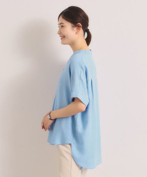 ITS'DEMO / イッツデモ シャツ・ブラウス | 柔らかリネンライクスキッパーブラウス | 詳細18