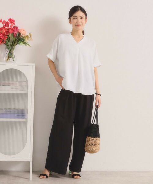 ITS'DEMO / イッツデモ シャツ・ブラウス | 柔らかリネンライクスキッパーブラウス | 詳細2