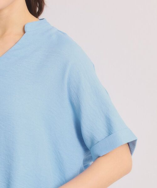 ITS'DEMO / イッツデモ シャツ・ブラウス | 柔らかリネンライクスキッパーブラウス | 詳細21