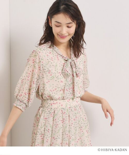 ITS'DEMO / イッツデモ シャツ・ブラウス | 【ITS’DEMO × HIBIYA－KADAN】ドビーリボンブラウス | 詳細10