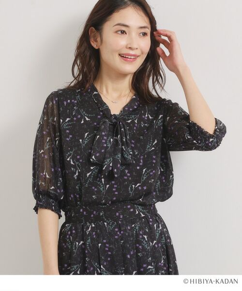 ITS'DEMO / イッツデモ シャツ・ブラウス | 【ITS’DEMO × HIBIYA－KADAN】ドビーリボンブラウス | 詳細15