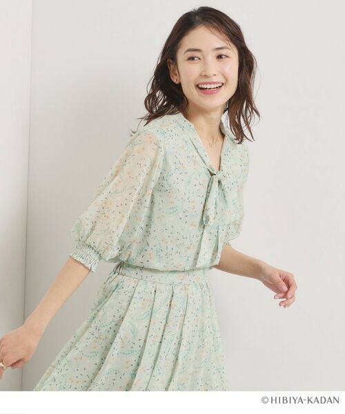 ITS'DEMO / イッツデモ シャツ・ブラウス | 【ITS’DEMO × HIBIYA－KADAN】ドビーリボンブラウス | 詳細19