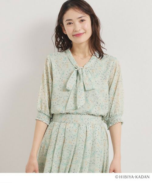 ITS'DEMO / イッツデモ シャツ・ブラウス | 【ITS’DEMO × HIBIYA－KADAN】ドビーリボンブラウス | 詳細20