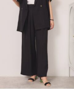 ITS'DEMO / イッツデモ パンツ | 柔らかリネンライクワイドパンツ