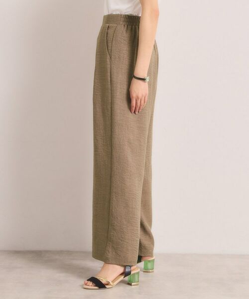 ITS'DEMO / イッツデモ パンツ | 柔らかリネンライクワイドパンツ | 詳細10