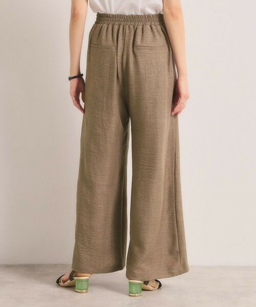 ITS'DEMO / イッツデモ パンツ | 柔らかリネンライクワイドパンツ | 詳細11