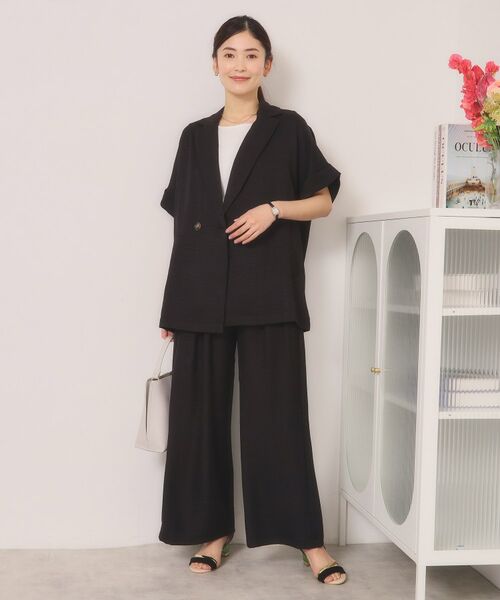 ITS'DEMO / イッツデモ パンツ | 柔らかリネンライクワイドパンツ | 詳細3