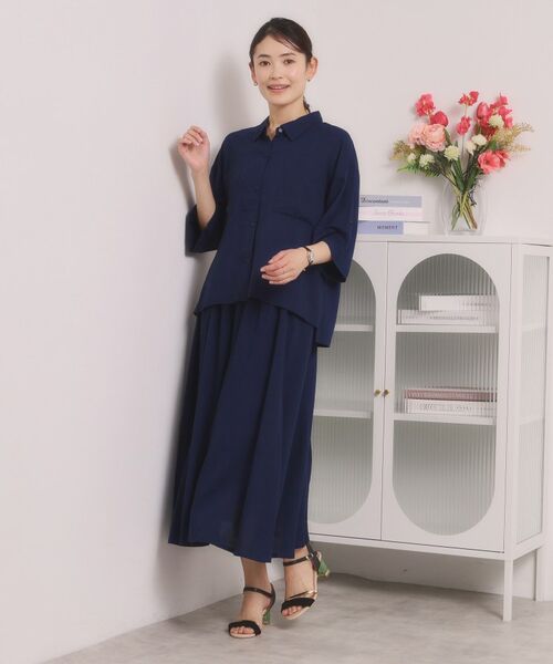 ITS'DEMO / イッツデモ スカート | リネン混ギャザースカート | 詳細10