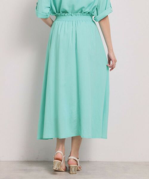 ITS'DEMO / イッツデモ スカート | リネン混ギャザースカート | 詳細17