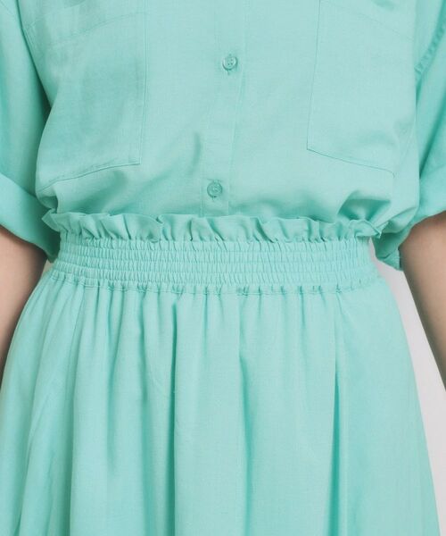 ITS'DEMO / イッツデモ スカート | リネン混ギャザースカート | 詳細18