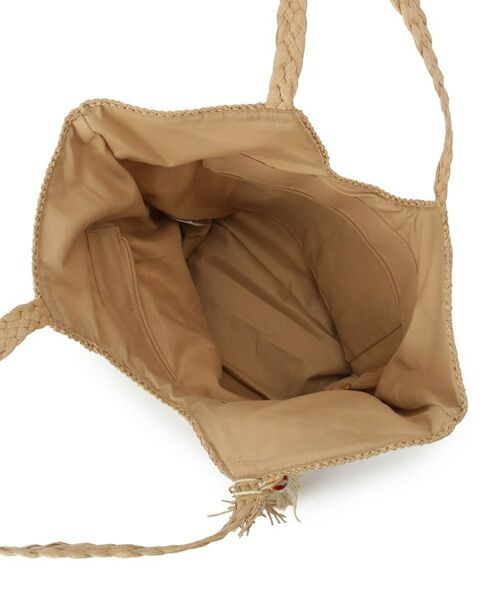 ITS'DEMO / イッツデモ トートバッグ | 雑材ストーンタッセルトート | 詳細13