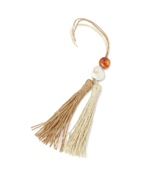 ITS'DEMO / イッツデモ トートバッグ | 雑材ストーンタッセルトート | 詳細19