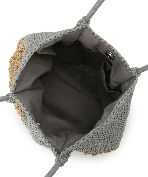 ITS'DEMO / イッツデモ トートバッグ | 雑材コード編みコンビトート | 詳細14