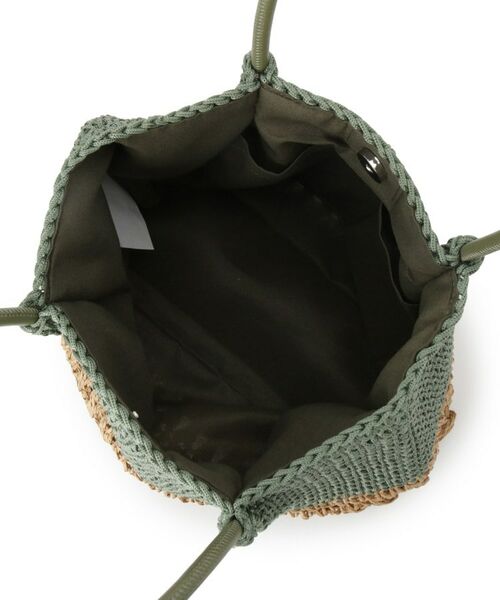 ITS'DEMO / イッツデモ トートバッグ | 雑材コード編みコンビトート | 詳細15