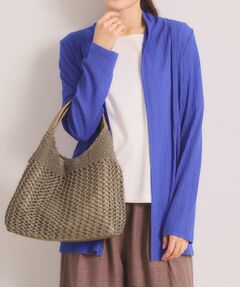 ITS'DEMO / イッツデモ トートバッグ | 雑材コード編みラウンドトート