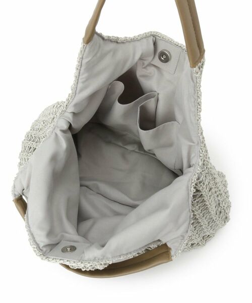 ITS'DEMO / イッツデモ トートバッグ | 雑材コード編みラウンドトート | 詳細16