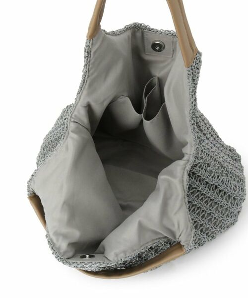 ITS'DEMO / イッツデモ トートバッグ | 雑材コード編みラウンドトート | 詳細17