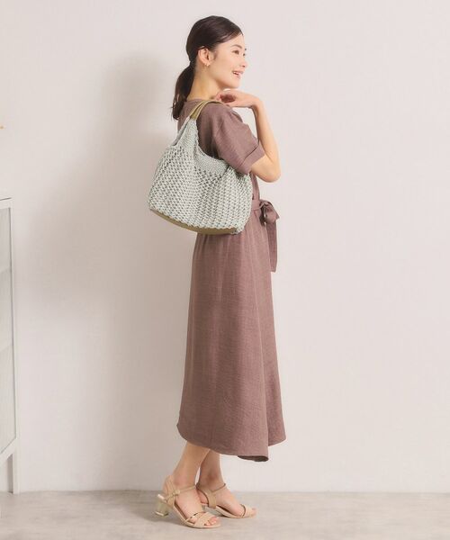 ITS'DEMO / イッツデモ トートバッグ | 雑材コード編みラウンドトート | 詳細2