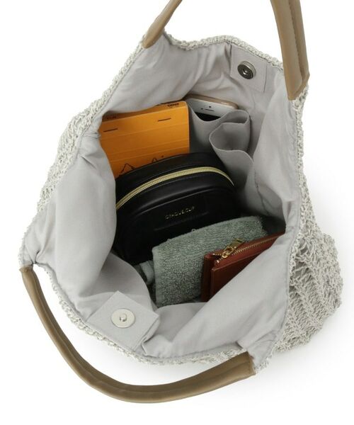 ITS'DEMO / イッツデモ トートバッグ | 雑材コード編みラウンドトート | 詳細20