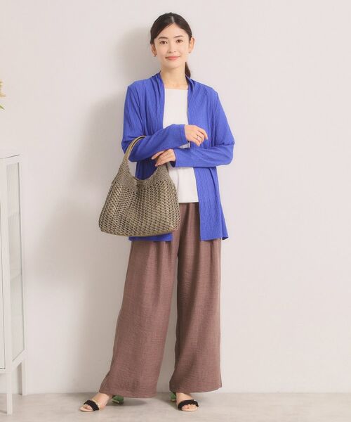 ITS'DEMO / イッツデモ トートバッグ | 雑材コード編みラウンドトート | 詳細8