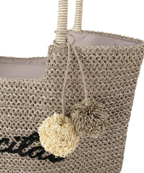 ITS'DEMO / イッツデモ トートバッグ | 雑材ロゴ刺繍チャーム付きトート | 詳細22