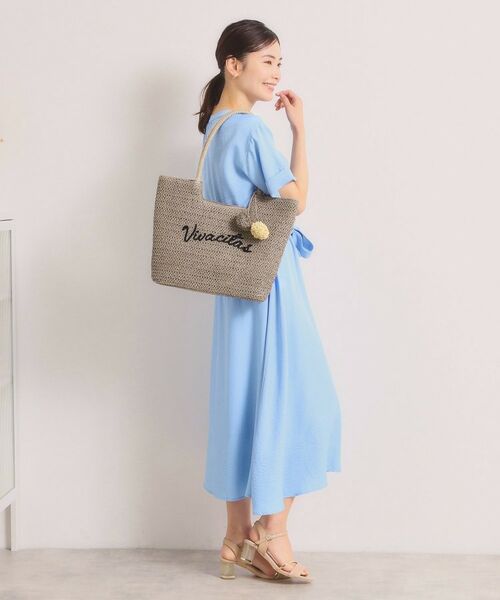 ITS'DEMO / イッツデモ トートバッグ | 雑材ロゴ刺繍チャーム付きトート | 詳細4