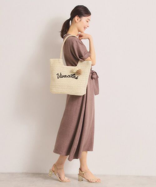 ITS'DEMO / イッツデモ トートバッグ | 雑材ロゴ刺繍チャーム付きトート | 詳細6