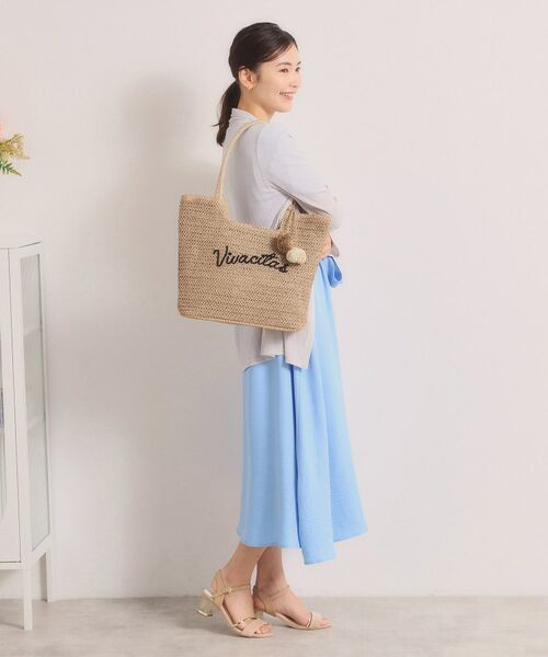 ITS'DEMO / イッツデモ トートバッグ | 雑材ロゴ刺繍チャーム付きトート | 詳細8