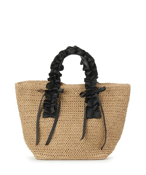 ITS'DEMO / イッツデモ トートバッグ | 雑材フリルハンドルトート | 詳細10