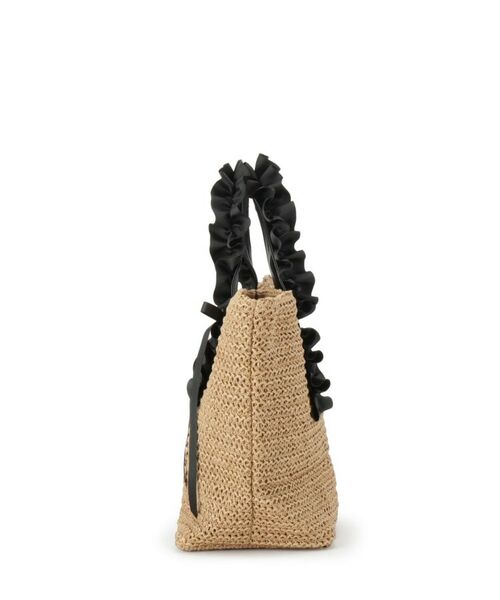 ITS'DEMO / イッツデモ トートバッグ | 雑材フリルハンドルトート | 詳細13