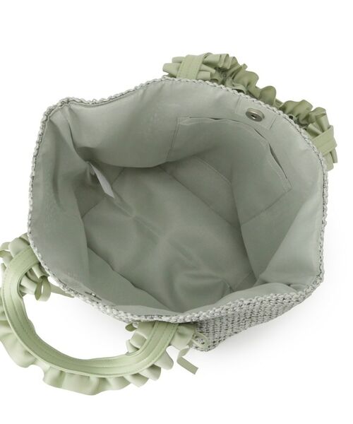 ITS'DEMO / イッツデモ トートバッグ | 雑材フリルハンドルトート | 詳細18