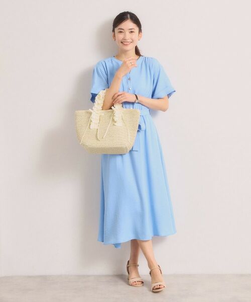 ITS'DEMO / イッツデモ トートバッグ | 雑材フリルハンドルトート | 詳細2