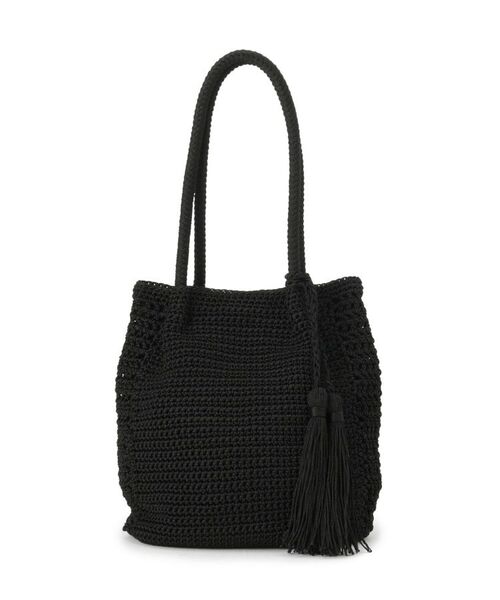 ITS'DEMO / イッツデモ トートバッグ | 雑材コード編みタッセルトート | 詳細11