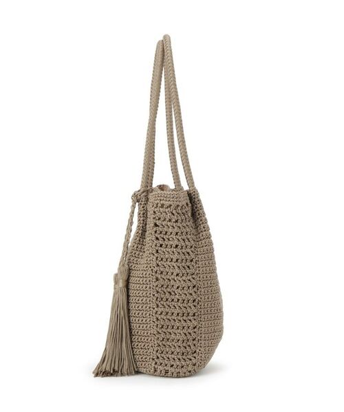 ITS'DEMO / イッツデモ トートバッグ | 雑材コード編みタッセルトート | 詳細13
