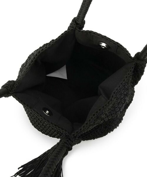 ITS'DEMO / イッツデモ トートバッグ | 雑材コード編みタッセルトート | 詳細19