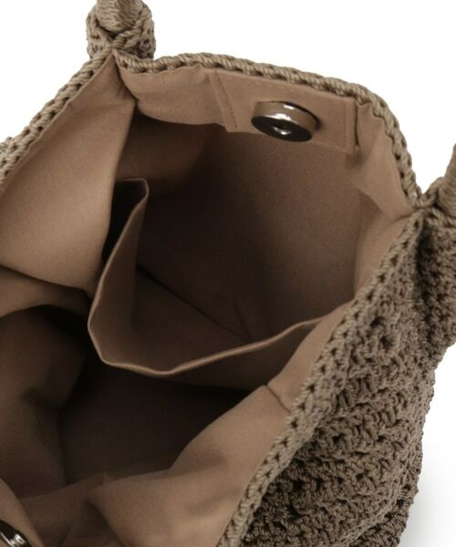 ITS'DEMO / イッツデモ トートバッグ | 雑材コード編みタッセルトート | 詳細21