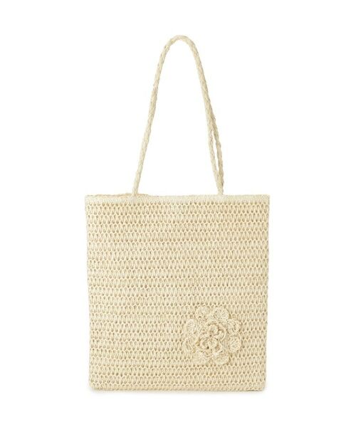 ITS'DEMO / イッツデモ トートバッグ | 雑材コサージュフラットトート | 詳細11