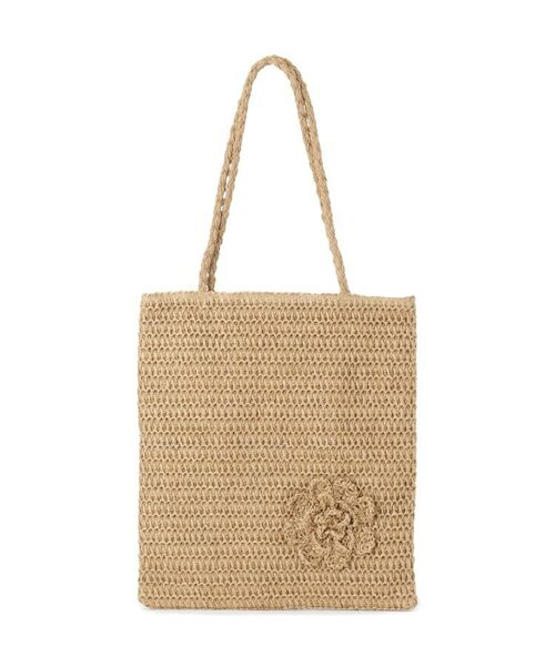 ITS'DEMO / イッツデモ トートバッグ | 雑材コサージュフラットトート | 詳細12