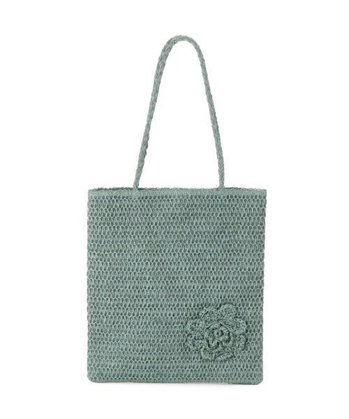 ITS'DEMO / イッツデモ トートバッグ | 雑材コサージュフラットトート | 詳細9