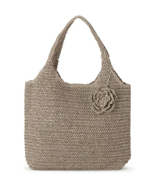 ITS'DEMO / イッツデモ トートバッグ | 雑材フラワーチャームくりてトート | 詳細10