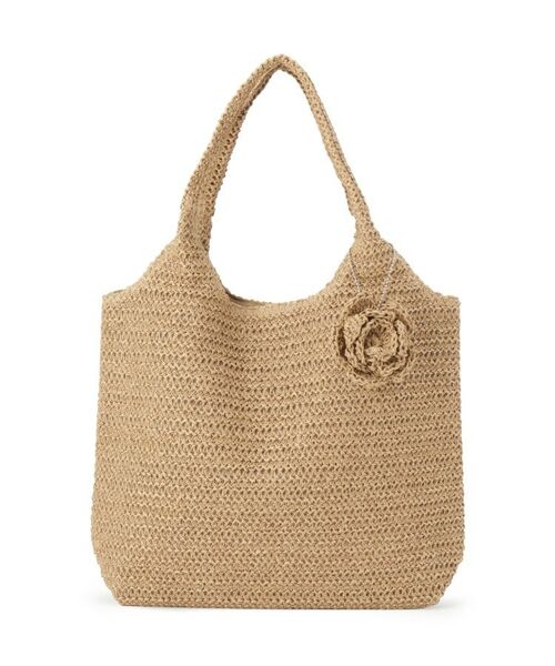 ITS'DEMO / イッツデモ トートバッグ | 雑材フラワーチャームくりてトート | 詳細12