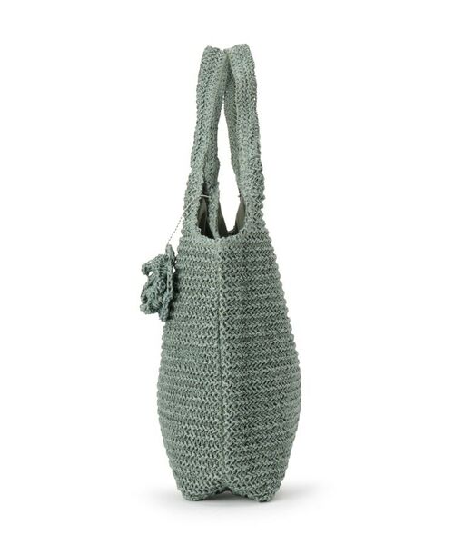 ITS'DEMO / イッツデモ トートバッグ | 雑材フラワーチャームくりてトート | 詳細13